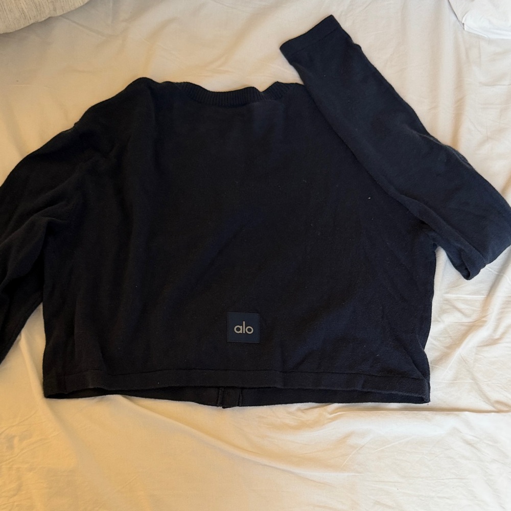 NEW ALO Yoga Women's Navy cardigan
